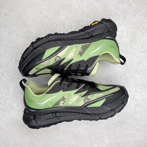 HOKA x Satisfy Mafate Speed 4 Lite STSFY Sulfur Running Shoes